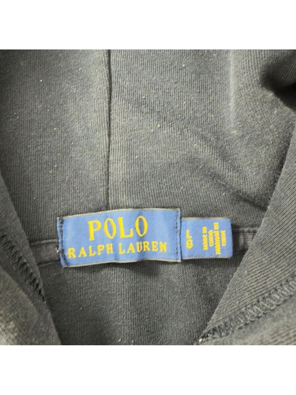 Polo Ralph Lauren Men's Hoodie Large Script Embroidered - Picture 2 of 13